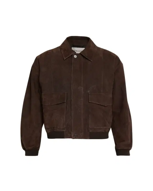 Men's Brown Leather Retro Jacket