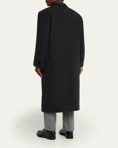 MAGLIANO Men's Lungomare Double-Breasted Overcoat | Thumbnail 3 MAGLIANO Men's Lungomare Double-Breasted Overcoat | Thumbnail 3