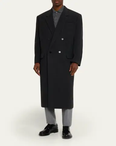 MAGLIANO Men's Lungomare Double-Breasted Overcoat | Thumbnail 4 MAGLIANO Men's Lungomare Double-Breasted Overcoat | Thumbnail 4