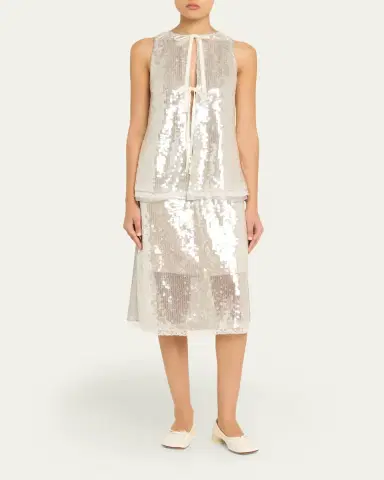 3.1 Phillip Lim Sequined Drawstring Skirt | Thumbnail 2 3.1 Phillip Lim Sequined Drawstring Skirt | Thumbnail 2