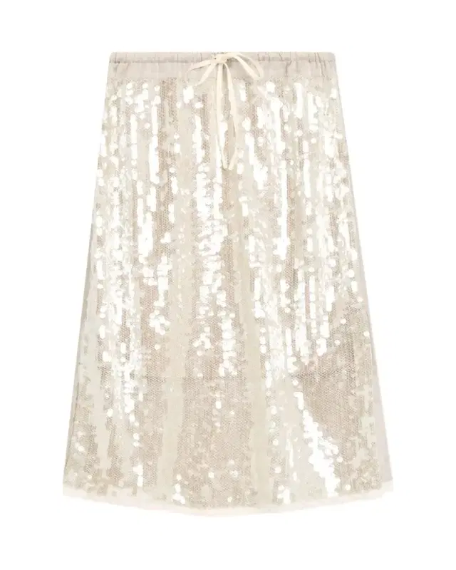 3.1 Phillip Lim Sequined Drawstring Skirt