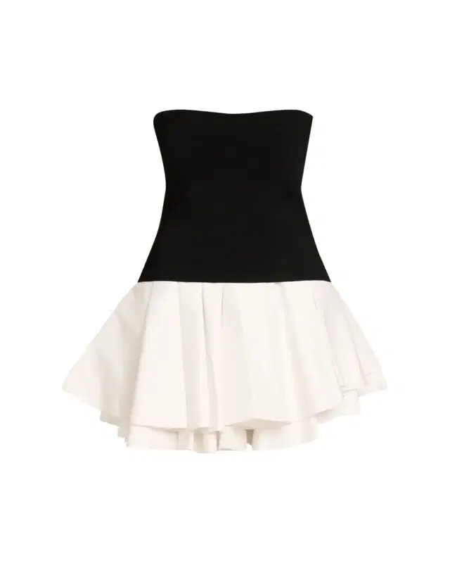 Isabelle Strapless Drop-Waist Mini Dress