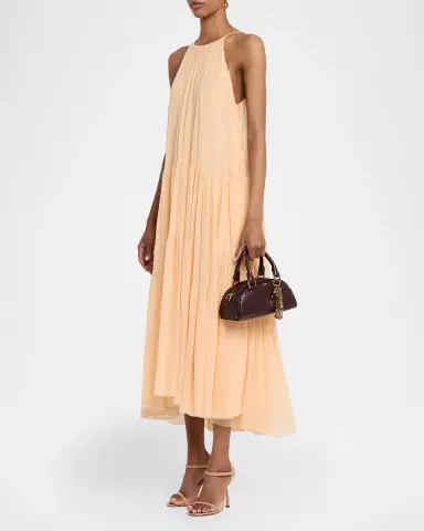 Chloé Small Bowling Top-Handle Bag in Leather | Thumbnail 12