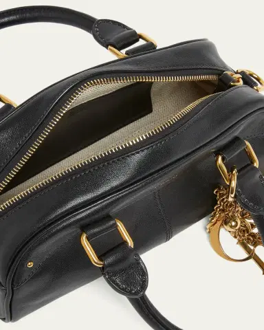 Chloé Small Bowling Top-Handle Bag in Leather | Thumbnail 4