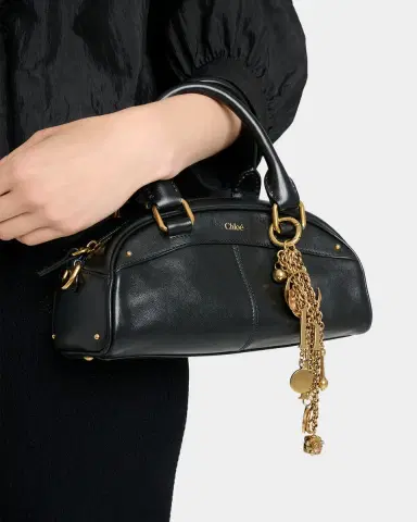 Chloé Small Bowling Top-Handle Bag in Leather | Thumbnail 6