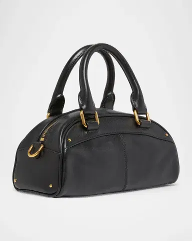 Chloé Small Bowling Top-Handle Bag in Leather | Thumbnail 7