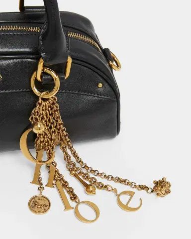 Chloé Small Bowling Top-Handle Bag in Leather | Thumbnail 10