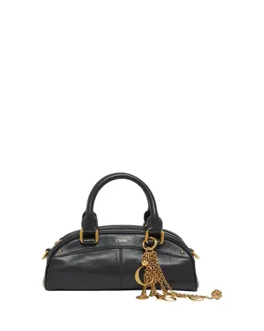 Chloé Small Bowling Top-Handle Bag in Leather | Thumbnail 1