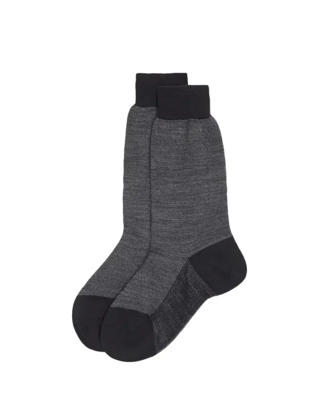 Men's Cotton Oxford Weave Mid-Calf ocks