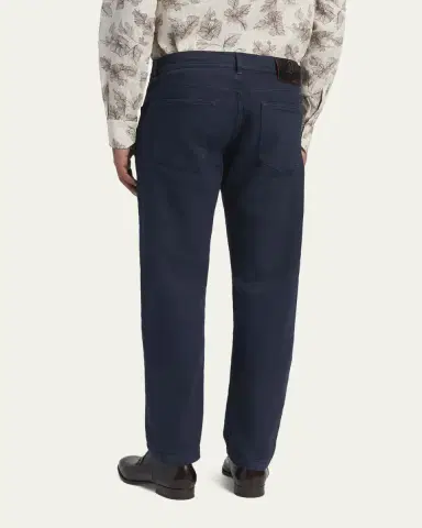Kiton Men's Straight Leg Cotton-Stretch Five-Pocket Pants | Thumbnail 3 Kiton Men's Straight Leg Cotton-Stretch Five-Pocket Pants | Thumbnail 3