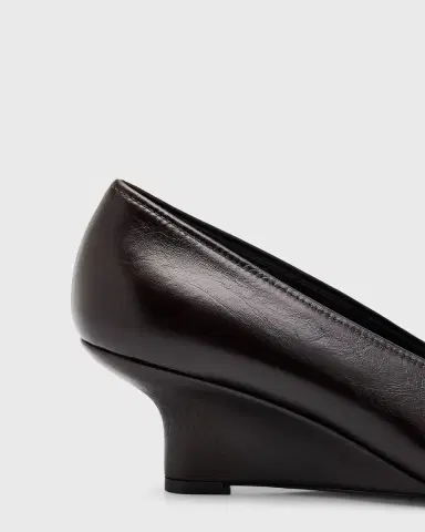 Toteme Sharp Naplak Leather Wedges | Thumbnail 9