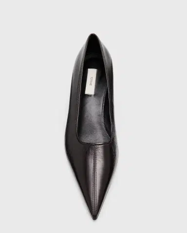 Toteme Sharp Naplak Leather Wedges | Thumbnail 10