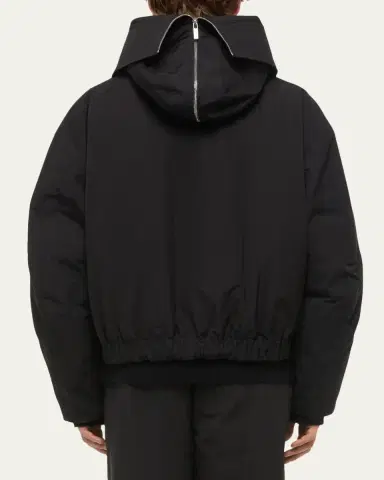 Helmut Lang Men's Hooded Astro Bomber Jacket | Thumbnail 3
