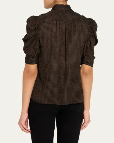 FRAME The Houndstooth Blouse | Thumbnail 3