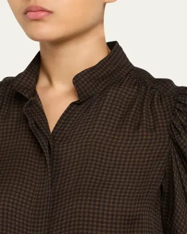FRAME The Houndstooth Blouse | Thumbnail 5