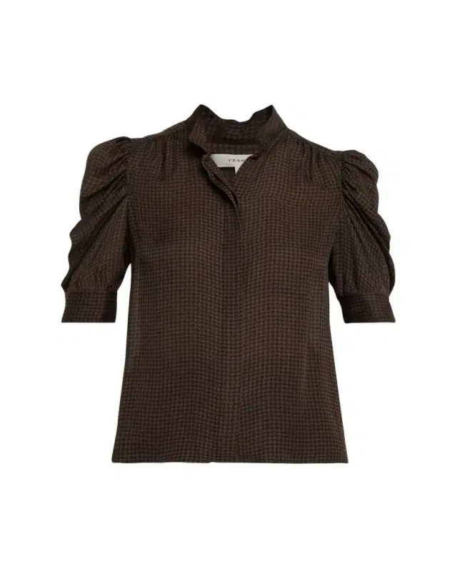 FRAME The Houndstooth Blouse