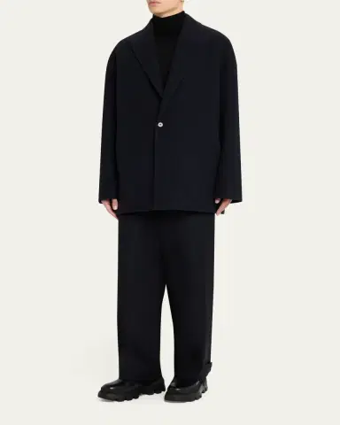 Moncler Genius x JIL SANDER Men's Rhamnose 3-in-1 Wool Mono-Breasted Down Jacket | Thumbnail 2 Moncler Genius x JIL SANDER Men's Rhamnose 3-in-1 Wool Mono-Breasted Down Jacket | Thumbnail 2