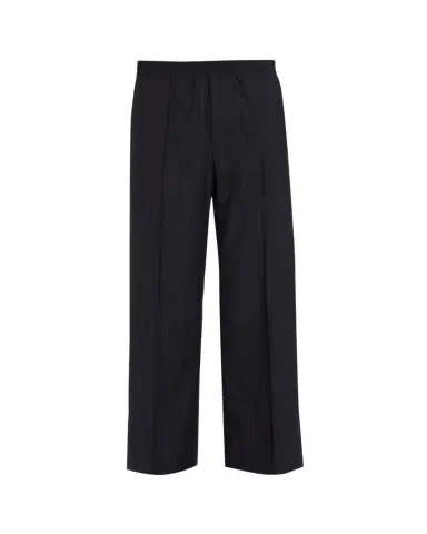 WE-AR4 The Chaplin Pinstripe Straight-Leg Trousers | Thumbnail 1