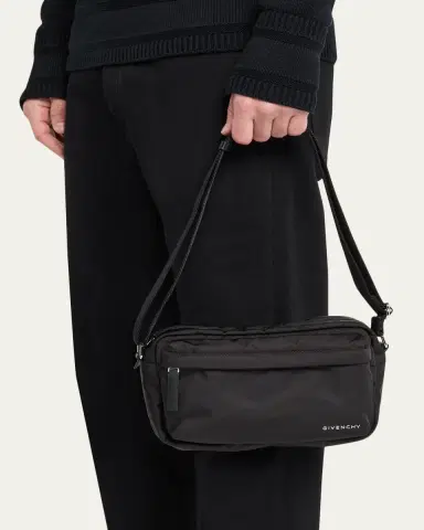 Givenchy Men's Essential U Nylon Crossbody Bag | Thumbnail 2
