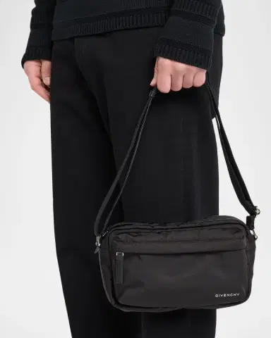 Givenchy Men's Essential U Nylon Crossbody Bag | Thumbnail 6