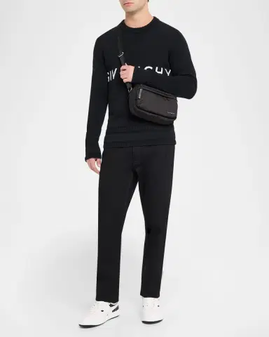 Givenchy Men's Essential U Nylon Crossbody Bag | Thumbnail 9
