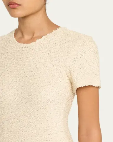 Heirlome Julia Boucle Bias Short-Sleeve Maxi Dress | Thumbnail 5 Heirlome Julia Boucle Bias Short-Sleeve Maxi Dress | Thumbnail 5