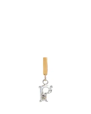 Kendall Row Lab Grown Diamond 14K Letter Charm, P | Thumbnail 1