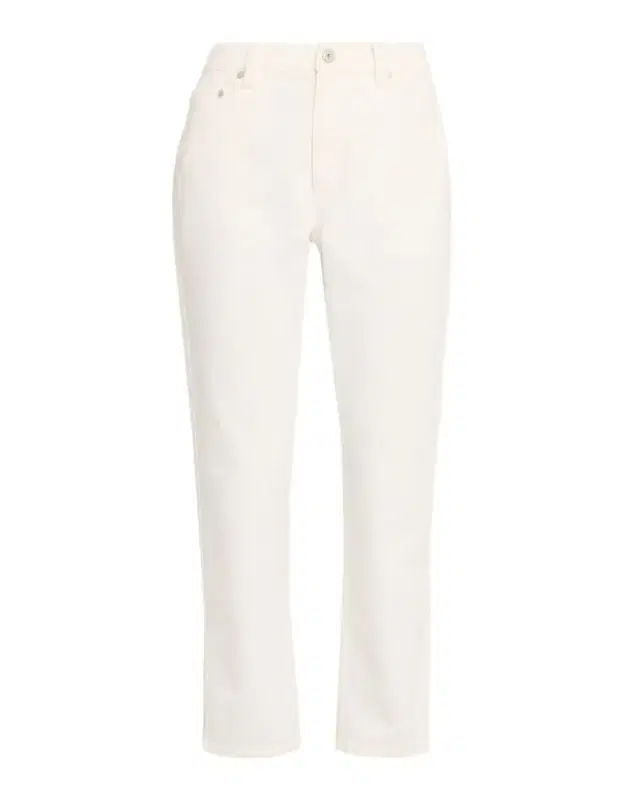 Brunello Cucinelli Mid-Rise Cotton Bull Straight-Leg Ankle Jeans