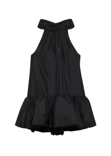 SIMKHAI Hope Taffeta Bow Tie Mini Dress | Thumbnail 1 SIMKHAI Hope Taffeta Bow Tie Mini Dress | Thumbnail 1