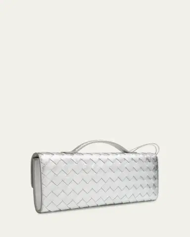 Bottega Veneta Andiamo Laminated Leather Clutch Bag | Thumbnail 3 Bottega Veneta Andiamo Laminated Leather Clutch Bag | Thumbnail 3