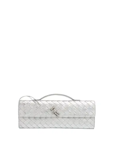 Bottega Veneta Andiamo Laminated Leather Clutch Bag | Thumbnail 1 Bottega Veneta Andiamo Laminated Leather Clutch Bag | Thumbnail 1