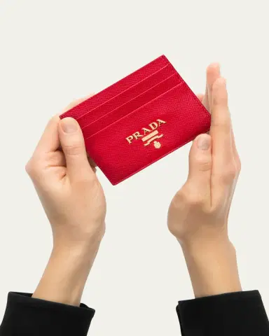 Prada Saffiano Leather Card Case | Thumbnail 3