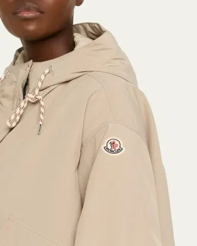 Moncler Eucalyptus Hooded Short Down Jacket | Thumbnail 5 Moncler Eucalyptus Hooded Short Down Jacket | Thumbnail 5