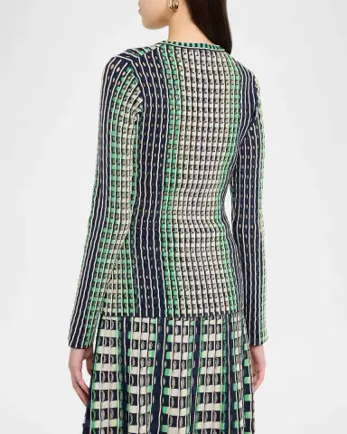 SIMKHAI Mabel Openwork Cardigan | Thumbnail 7 SIMKHAI Mabel Openwork Cardigan | Thumbnail 7