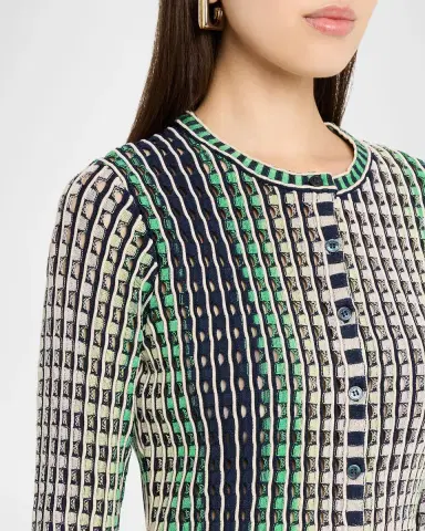 SIMKHAI Mabel Openwork Cardigan | Thumbnail 9 SIMKHAI Mabel Openwork Cardigan | Thumbnail 9