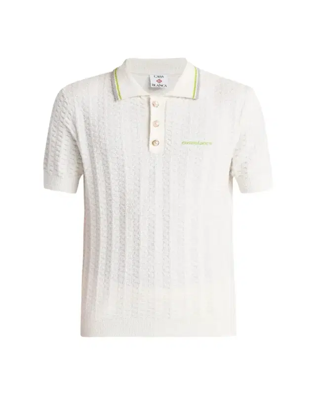 Men's Boucle Cotton-Blend Polo Shirt