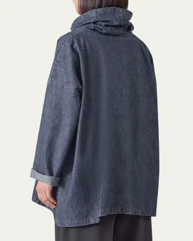 Eskandar Wide A-Line Monks Top (Long Length) | Thumbnail 3