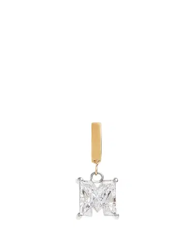 Kendall Row Lab Grown Diamond 14K Letter Charm, M | Thumbnail 1