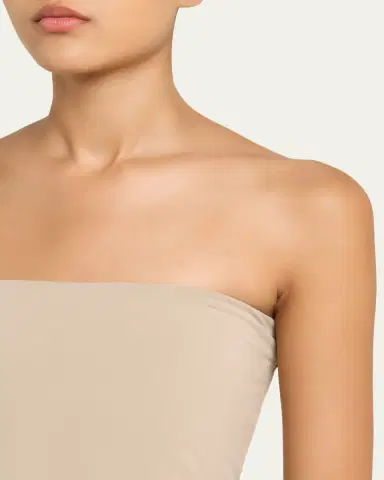 Brunello Cucinelli Strapless Jersey Crop Tube Top | Thumbnail 5 Brunello Cucinelli Strapless Jersey Crop Tube Top | Thumbnail 5