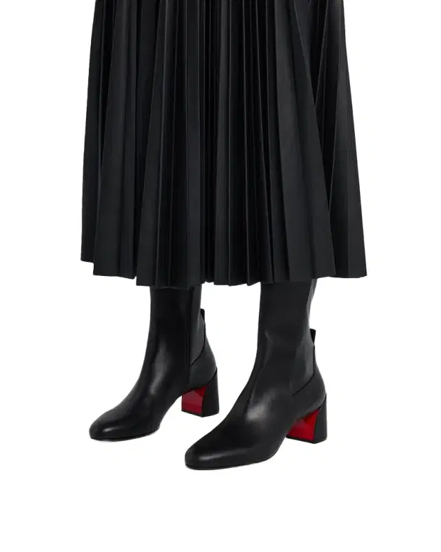 55mm Jane Botta Leather Knee-High Boots