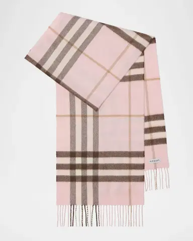Burberry Cashmere Check Scarf | Thumbnail 3 Burberry Cashmere Check Scarf | Thumbnail 3