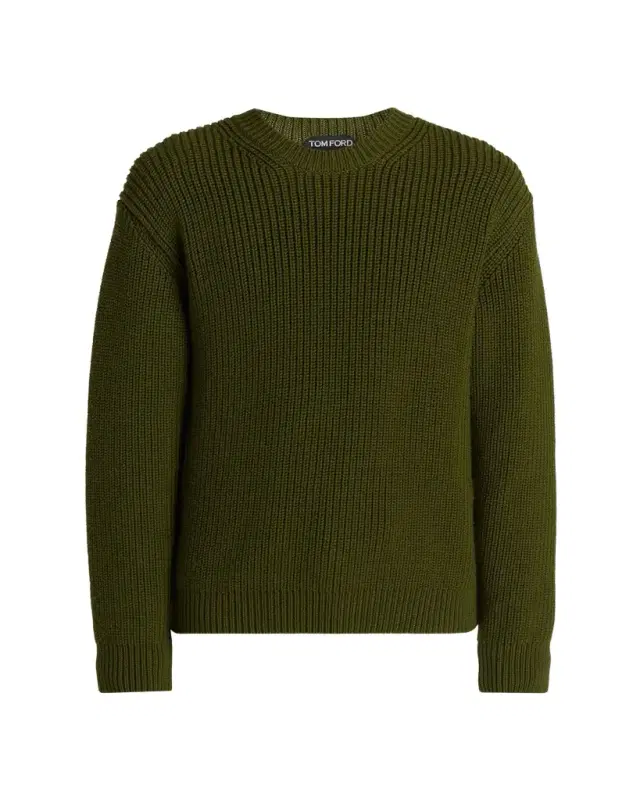 Men's Crewneck Merino Wool Sweater