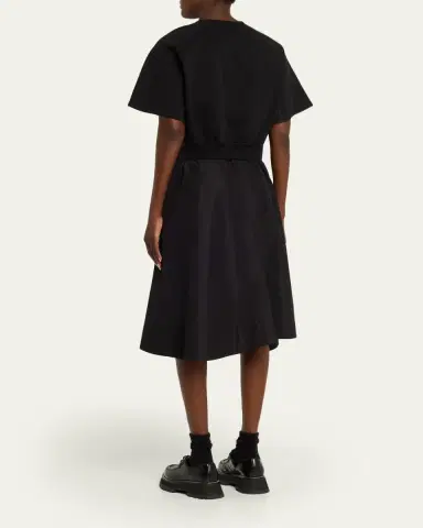 3.1 Phillip Lim Short-Sleeve Combo Midi Dress | Thumbnail 3