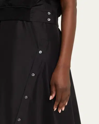 3.1 Phillip Lim Short-Sleeve Combo Midi Dress | Thumbnail 5