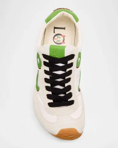 Loewe Ballet Runner Mixed Leather Sneakers | Thumbnail 9 Loewe Ballet Runner Mixed Leather Sneakers | Thumbnail 9