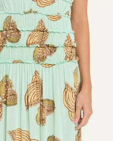 Ulla Johnson Kamaria Sleeveless Gathered Midi Dress | Thumbnail 5