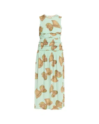 Ulla Johnson Kamaria Sleeveless Gathered Midi Dress | Thumbnail 1