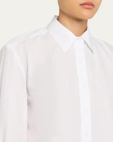 TWP Possetti Superfine Cotton Button-Front Shirt | Thumbnail 5 TWP Possetti Superfine Cotton Button-Front Shirt | Thumbnail 5