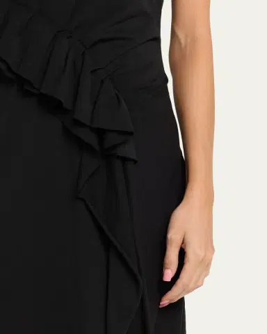 Ulla Johnson Jeune Ruffled Sleeveless Midi Dress | Thumbnail 5