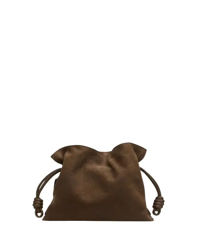Loewe Flamenco Clutch Bag in Nubuck Leather